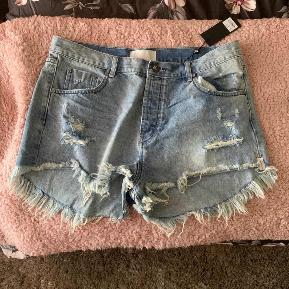 OneTeaspoon Jean Shorts NWT